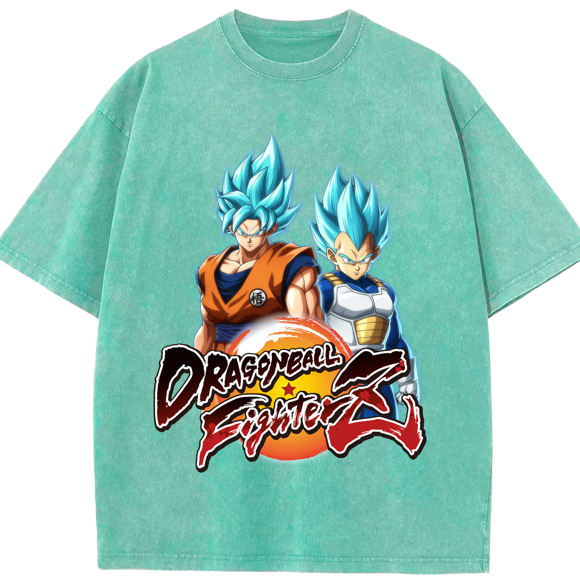 （画像用） ドラゴンボール DRAGON BALL 綿100% ヴィンテージ風 半袖Tシャツ（フロントプリント）